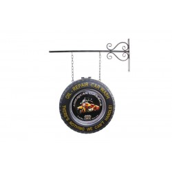 Dekoratif Çift Yönlü Motorsiklet Temalı Ferforje Askı Pano Dekoratif Çift Yönlü Motorsiklet Temalı Ferforje Askı Pano
