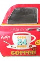 Dekoratif Coffee Temalı Kırmızı Araba Kapısı Ayna Hediyelik