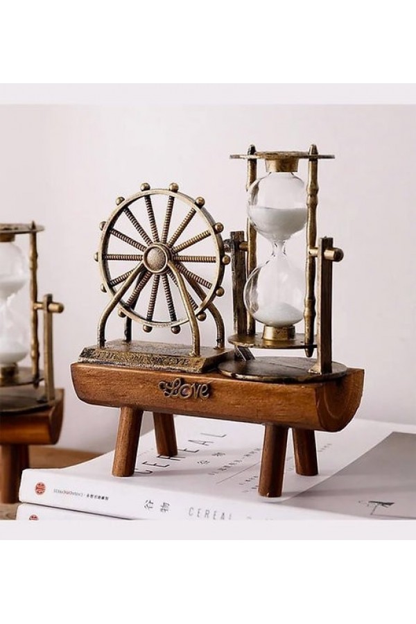 Dekoratif Dönme Dolap Kum Saati Nostaljik Hediyelik S-19