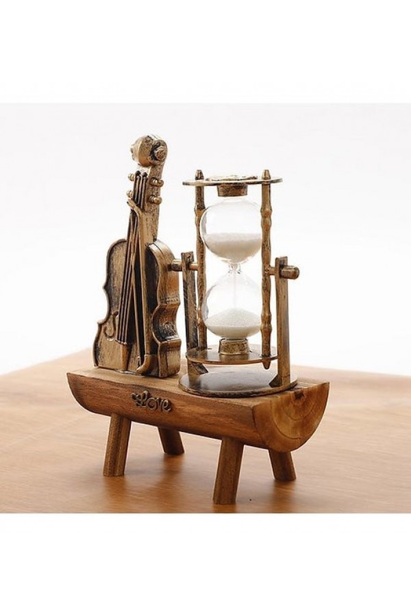 Dekoratif Keman Tasarımlı Kum Saati S-39