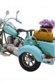 Dekoratif Metal 3 Tekerlekli Motorsiklet