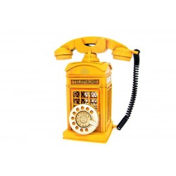 Dekoratif Metal Ahizeli Telefon Kumbara Biblo Hediyelik Dekoratif Metal Ahizeli Telefon Kumbara Biblo Hediyelik