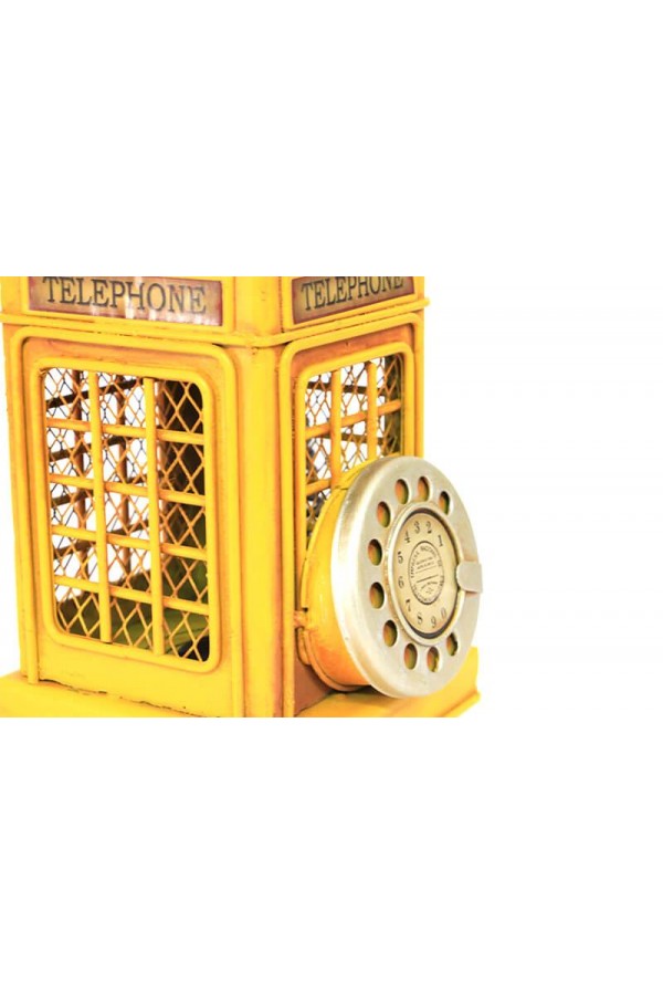 Dekoratif Metal Ahizeli Telefon Kumbara Biblo Hediyelik