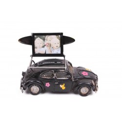 Dekoratif Metal Araba Çerçeveli ve Kumbaralı Vosvos Hediyelik Dekoratif Metal Araba Çerçeveli ve Kumbaralı Vosvos Hediyelik