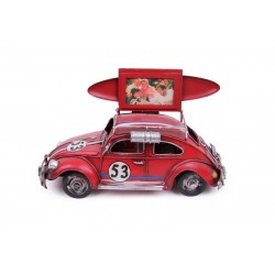 Dekoratif Metal Araba Çerçeveli Vintage Vosvos Hediyelik Dekoratif Metal Araba Çerçeveli Vintage Vosvos Hediyelik