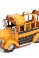 Dekoratif Metal Araba Okul Otobüsü Kalemlik