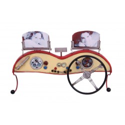 Dekoratif Metal Askı Çerçeveli ve Araba Konsolu Temalı Hediyelik Dekoratif Metal Askı Çerçeveli ve Araba Konsolu Temalı Hediyelik