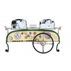 Dekoratif Metal Askı Çerçeveli ve Araba Konsolu Temalı Hediyelik Dekoratif Metal Askı Çerçeveli ve Araba Konsolu Temalı Hediyelik