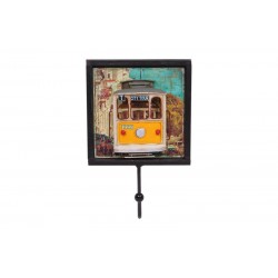 Dekoratif Metal Askı Tramvay Dekorlu Retro Askılık Hediyelik Dekoratif Metal Askı Tramvay Dekorlu Retro Askılık Hediyelik