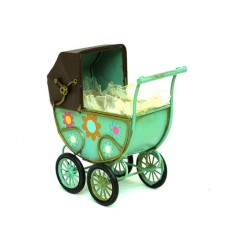 Dekoratif Metal Bebek Arabası Biblo Vintage Hediyelik Dekoratif Metal Bebek Arabası Biblo Vintage Hediyelik