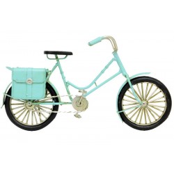 Dekoratif Metal Bisiklet Çantalı Vintage Biblo Hediyelik Dekoratif Metal Bisiklet Çantalı Vintage Biblo Hediyelik