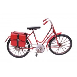 Dekoratif Metal Bisiklet Çantalı Vintage Ev Ofis Hediyelik Dekoratif Metal Bisiklet Çantalı Vintage Ev Ofis Hediyelik