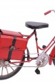 Dekoratif Metal Bisiklet Çantalı Vintage Ev Ofis Hediyelik