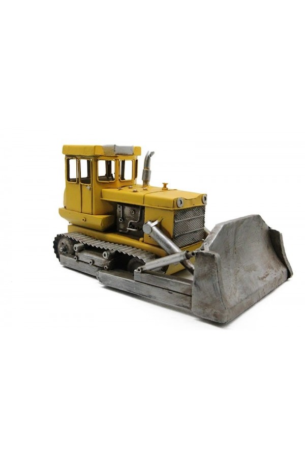 Dekoratif Metal Buldozer