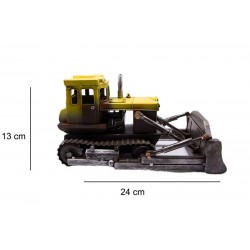 Dekoratif Metal Buldozer Biblo Dekoratif Metal Buldozer Biblo