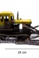 Dekoratif Metal Buldozer Biblo