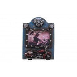 Dekoratif Metal Çerçeve Motosiklet Dekorlu Vintage Hediyelik Dekoratif Metal Çerçeve Motosiklet Dekorlu Vintage Hediyelik