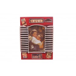 Dekoratif Metal Çerçeve Panjur Temalı Vintage Hediyelik Dekoratif Metal Çerçeve Panjur Temalı Vintage Hediyelik