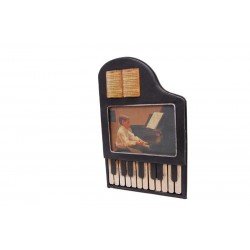 Dekoratif Metal Çerçeve Piyano Temalı Dekoratif Metal Çerçeve Piyano Temalı