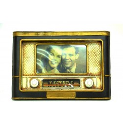 Dekoratif Metal Çerçeve Radyo Vintage Dekoratif Ev Ofis Hediyelik Dekoratif Metal Çerçeve Radyo Vintage Dekoratif Ev Ofis Hediyelik