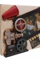 Dekoratif Metal Çerçeve Sinema Temalı Vintage Hediyelik
