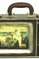 Dekoratif Metal Çerçeve Televizyon Temalı Vintage Hediyelik