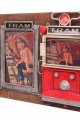 Dekoratif Metal Çerçeve Tramvay Dekorlu Vintage Hediyelik