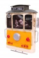Dekoratif Metal Çerçeve Tramvay Temalı Vintage Hediyelik