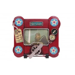 Dekoratif Metal Çerçeve Uçak Temalı Vintage Hediyelik Dekoratif Metal Çerçeve Uçak Temalı Vintage Hediyelik