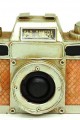 Dekoratif Metal Fotoğraf Makinesi Biblo Ev Ofis Hediyelik