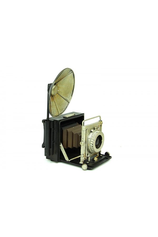 Dekoratif Metal Fotoğraf Makinesi Biblo Vintage Hediyelik
