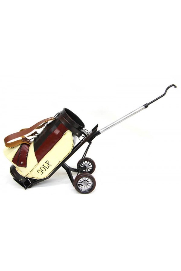 Dekoratif Metal Golf Arabası Golf Vintage Ev Ofis Dekoratif Hediyelik