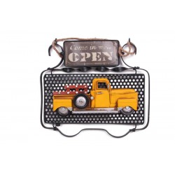 Dekoratif Metal Kapı Yazısı Kamyon Dekorlu Vintage Hediyelik Dekoratif Metal Kapı Yazısı Kamyon Dekorlu Vintage Hediyelik