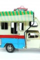 Dekoratif Metal Karavan Çerçeveli ,Kumbaralı Tenteli Biblo