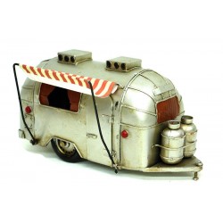 Dekoratif Metal Karavan Tenteli Vintage Hediyelik