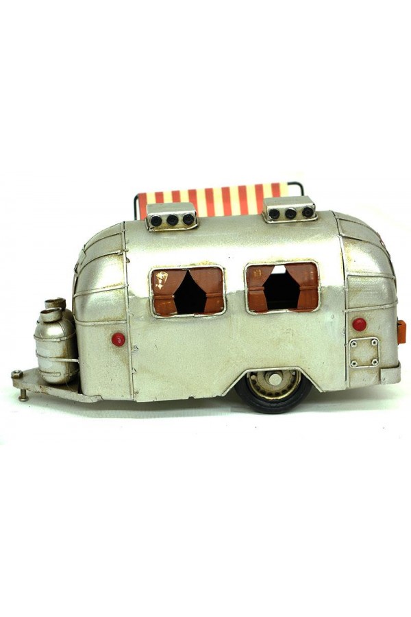 Dekoratif Metal Karavan Tenteli Vintage Hediyelik