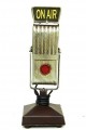 Dekoratif Metal Mikrofon Obje Biblo Vintage Hediyelik