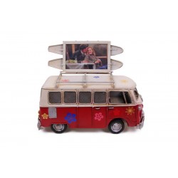 Dekoratif Metal Minibüs Çerçeveli Biblo Kumbaralı Dekoratif Metal Minibüs Çerçeveli Biblo Kumbaralı