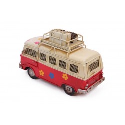 Dekoratif Metal Minibüs Çerçeveli ve Kumbaralı