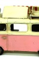 Dekoratif Metal Minibüs Çerçeveli ve Tenteli Vintage Hediyelik