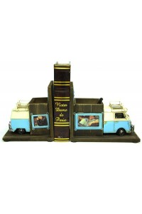 Dekoratif Metal Minibüs Kitap Tutucu Kalemlik Çerçeve Hediyelik