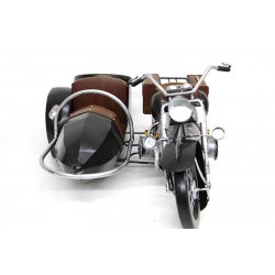 Dekoratif Metal Motosiklet Sepetli