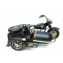 Dekoratif Metal Motosiklet Sepetli Biblo Dekoratif Hediyelik Dekoratif Metal Motosiklet Sepetli Biblo Dekoratif Hediyelik