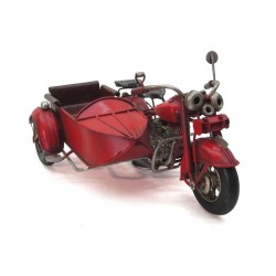 Dekoratif Metal Motosiklet Sepetli Vintage Dekoratif Hediyelik