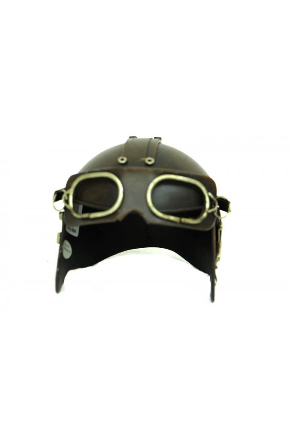 Dekoratif Metal Pilot Kaskı Biblo Vintage Dekoratif Hediyelik