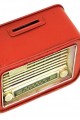 Dekoratif Metal Radyo Kumbara Vintage Ev Ofis Hediyelik