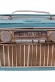 Dekoratif Metal Radyo Kumbaralı Hediyelik