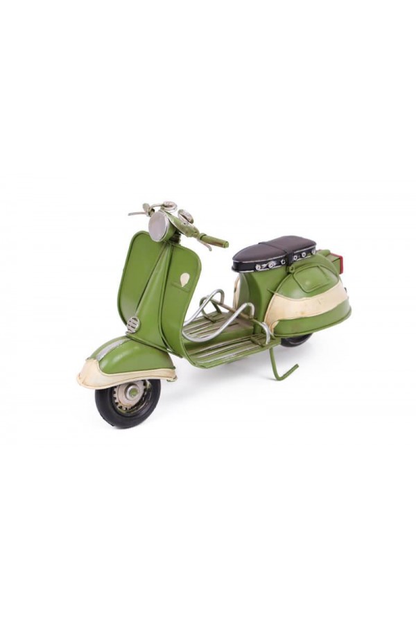 Dekoratif Metal Scooter Vintage Hediyelik Biblo