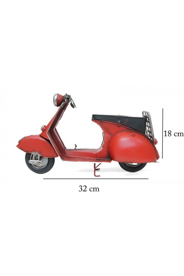 Dekoratif Metal Scooter
