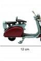 Dekoratif Metal Scooter Önü Sepetli